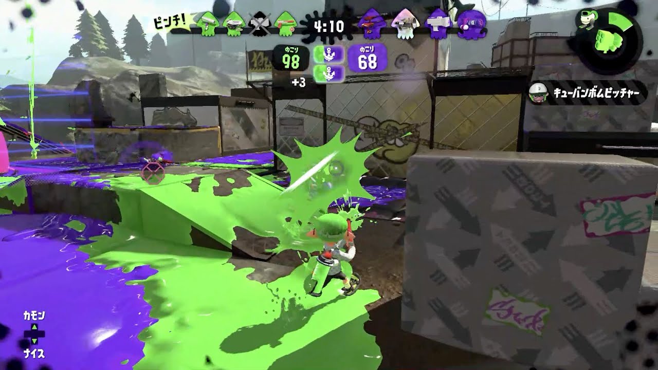 【スポーツ中継風スプラトゥーン2実況】マルチミサイルでロックオン！ マーカーを追ってテキを撃破！