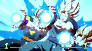 ドラゴンボール ファイターズ　クウラVSブロリー　親子３人かめはめ波コンボ　９４HIT