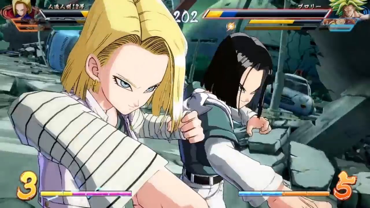 ドラゴンボール ファイターズ 世界１位１８号 １７号を上手く使うコンボ ブロリーも上手い