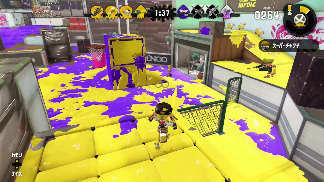 まお スプラトゥーン2 ナワバリ6