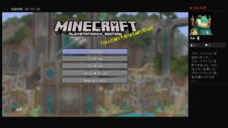 ◆＜マインクラフト＞◆［PS4版］（フレンド限定参加型）■雑談メイン配信■