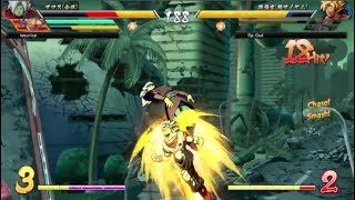 ドラゴンボール ファイターズ　元世界１位ヘジット　バリアカウンターを狙う　合体ザマスと最強タッグ