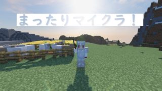 マインクラフト　一人でのんびり