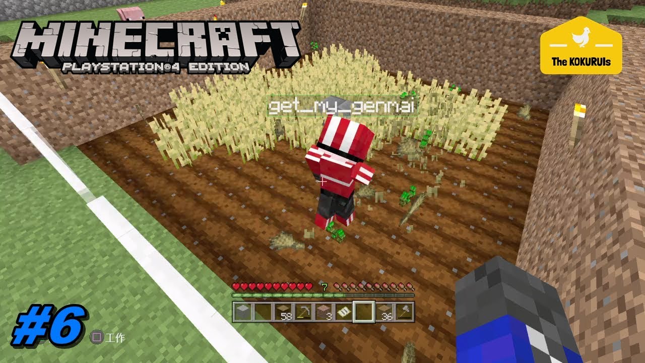 #6【生配信】The穀類ズのマインクラフト【自動（手動）】